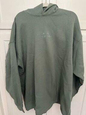 Essentials Fear of God Hoodie Sweatshirt - Sage Green